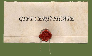 Click to Purchase Gif Certificates