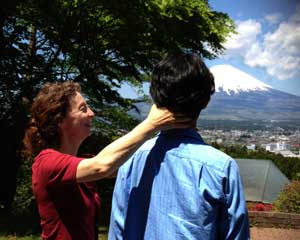 Eileen Troberman teaching in Japan